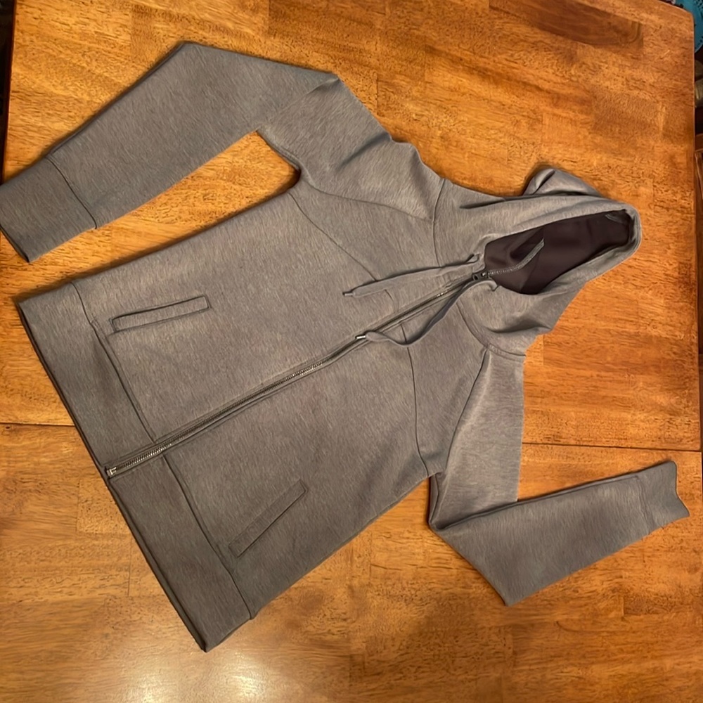 Aeropostale grey hoodie women small with thumb holes